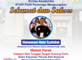 Kenalan Peraturan IPSI 2022, Mahasiswa STKIP PGRI Ponorogo Borong Medali